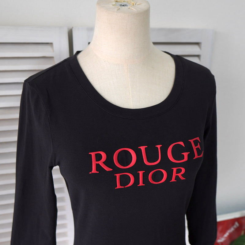 Vintage Rouge Dior Long Sleeve Top - NEWSED