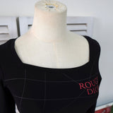 Vintage Rouge Dior Scooped Neck Top - NEWSED