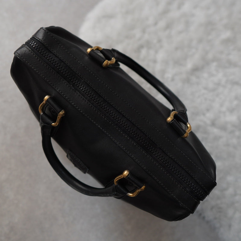 Vintage Triomphe Leather Mini Boston Bag - NEWSED