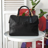 Vintage Triomphe Leather Mini Boston Bag - NEWSED