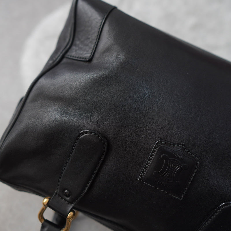 Vintage Triomphe Leather Mini Boston Bag - NEWSED