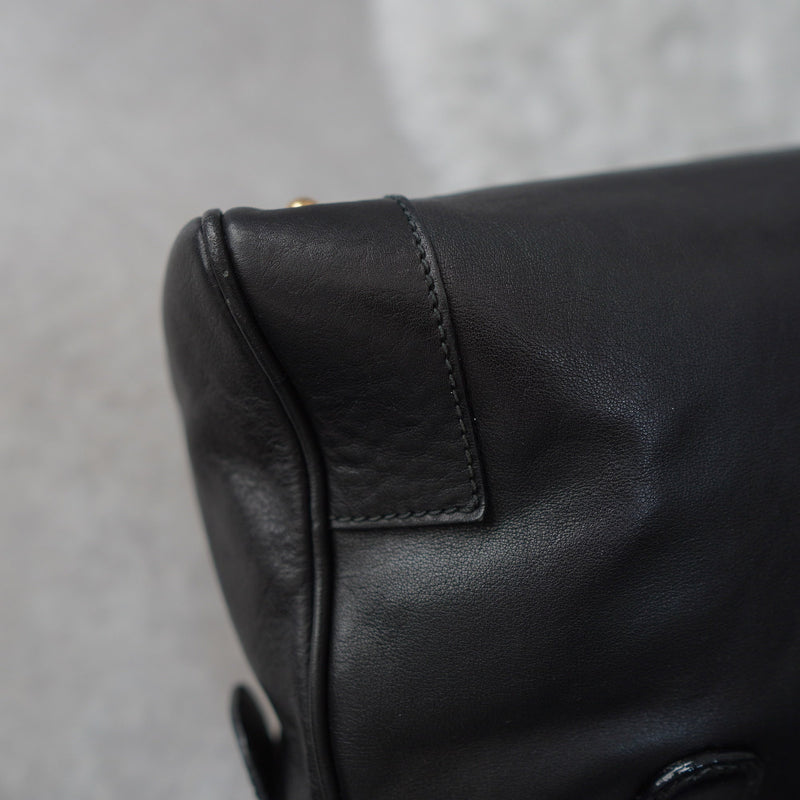 Vintage Triomphe Leather Mini Boston Bag - NEWSED