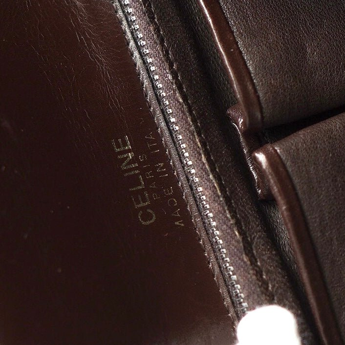 Vintage Triomphe One Shoulder Leather Bag - NEWSED