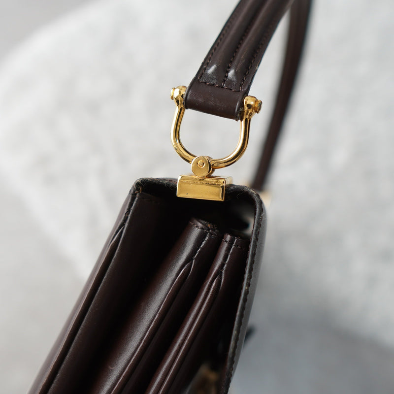 Vintage Triomphe One Shoulder Leather Bag - NEWSED