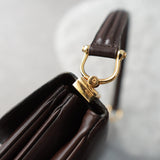 Vintage Triomphe One Shoulder Leather Bag - NEWSED