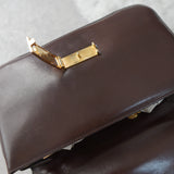 Vintage Triomphe One Shoulder Leather Bag - NEWSED