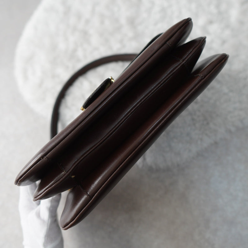 Vintage Triomphe One Shoulder Leather Bag - NEWSED
