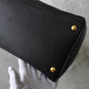 Vitello Dino Leather 2way Hand Bag / Shoulder Bag