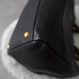 Vitello Dino Leather 2way Hand Bag / Shoulder Bag - NEWSED