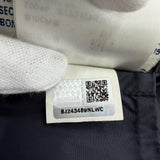 モンクレール VOUGLANS ブーラン 裾フレア 切り替えデザイン ZIP UP ダウンコート ネイビー 2 レディース - NEWSED