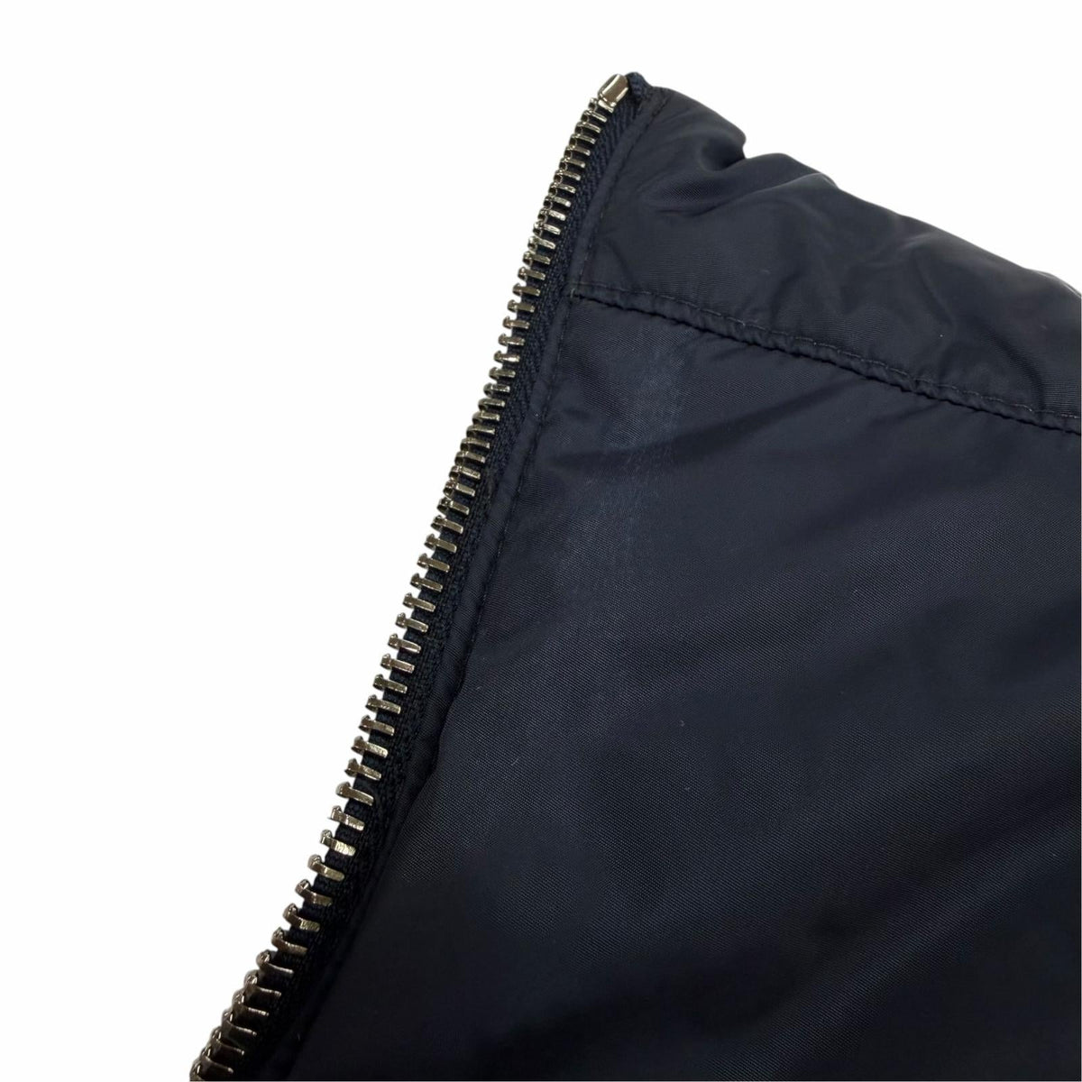 モンクレール VOUGLANS ブーラン 裾フレア 切り替えデザイン ZIP UP ダウンコート ネイビー 2 レディース - NEWSED