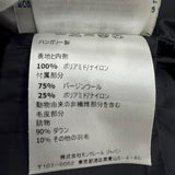 モンクレール VOUGLANS ブーラン 裾フレア 切り替えデザイン ZIP UP ダウンコート ネイビー 2 レディース - NEWSED