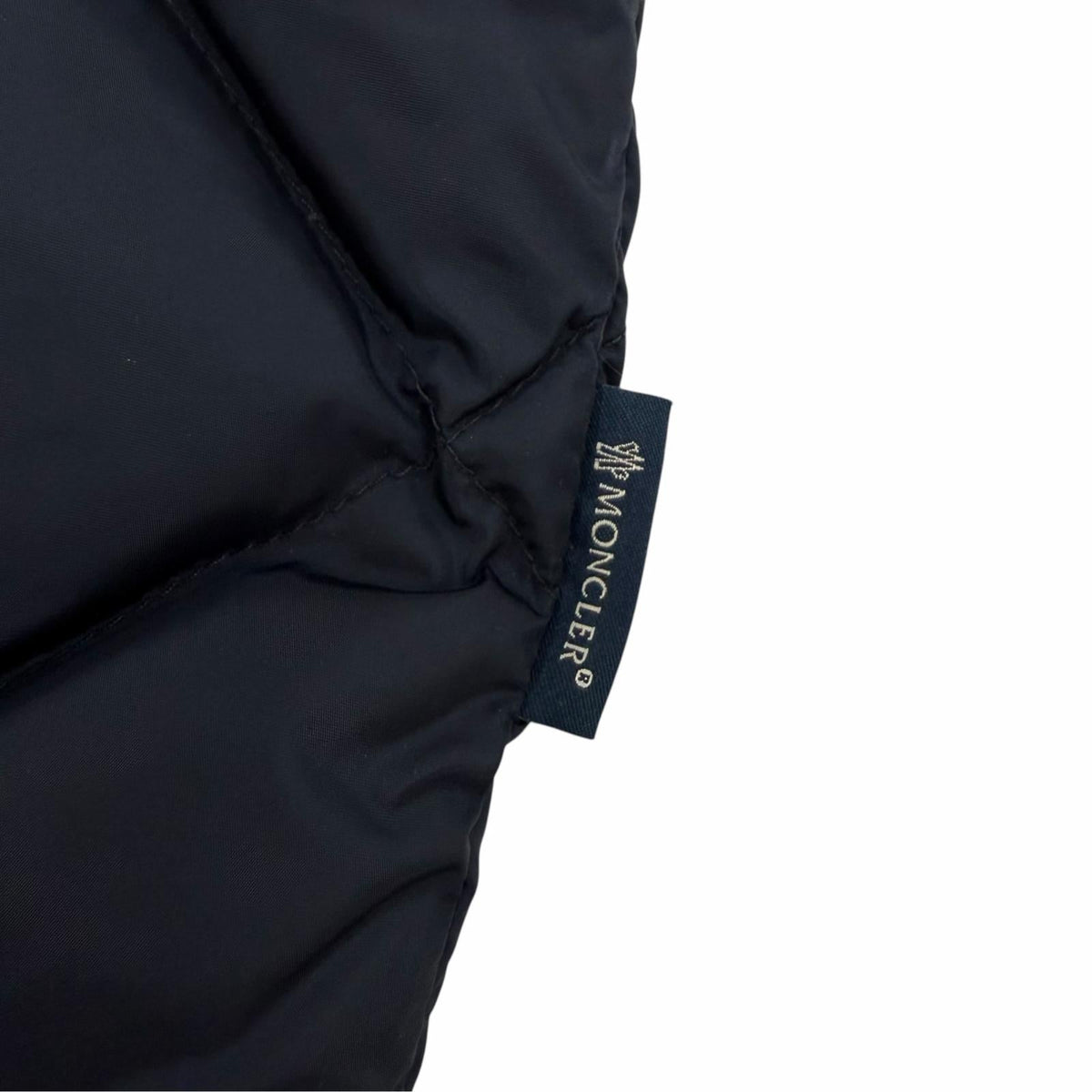 モンクレール VOUGLANS ブーラン 裾フレア 切り替えデザイン ZIP UP ダウンコート ネイビー 2 レディース - NEWSED