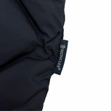 モンクレール VOUGLANS ブーラン 裾フレア 切り替えデザイン ZIP UP ダウンコート ネイビー 2 レディース - NEWSED