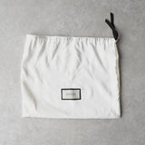 グッチ スエード / レザー バイカラー Wフラップ マリーナチェーン ショルダーバッグ グリーン / レッド - NEWSED