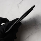 サンローラン パリ スタッズ レザー パスケース カードケース ブラック / シルバー