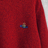 ヴィヴィアン ウエストウッド オーブロゴ ニット レッド