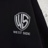 WEST WEAR 超大徽标运动衫 黑色