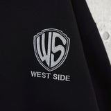 WEST WEAR ウェストウェアー オーバーサイズ ロゴ スウェット ブラック - NEWSED