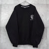 WEST WEAR 超大徽标运动衫 黑色