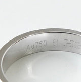 エルメス キリム 指輪 リング WG 750 18K シルバー 箱付き 51サイズ / 10.5号 - NEWSED