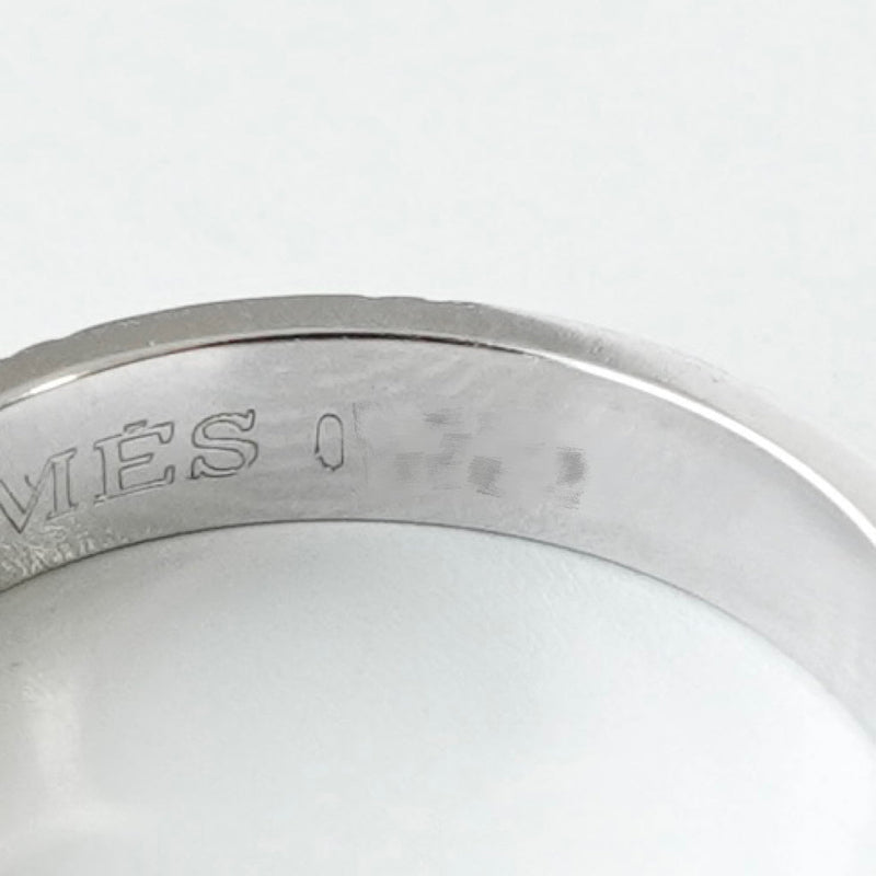 エルメス キリム 指輪 リング WG 750 18K シルバー 箱付き 51サイズ / 10.5号 - NEWSED