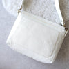 White Leather One Shoulder Bag