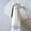 White Leather One Shoulder Bag｜Made in Spain