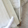 White Leather One Shoulder Bag