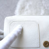 White Leather One Shoulder Bag｜Made in Spain