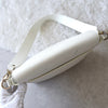 White Leather One Shoulder Bag