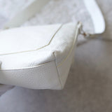 White Leather One Shoulder Bag｜Made in Spain - NEWSED