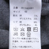 メゾンミハラヤスヒロ Wide Back Velour Hoodie 国旗刺繍 ベロア プルオーバー パーカー チャコール 48 メンズ