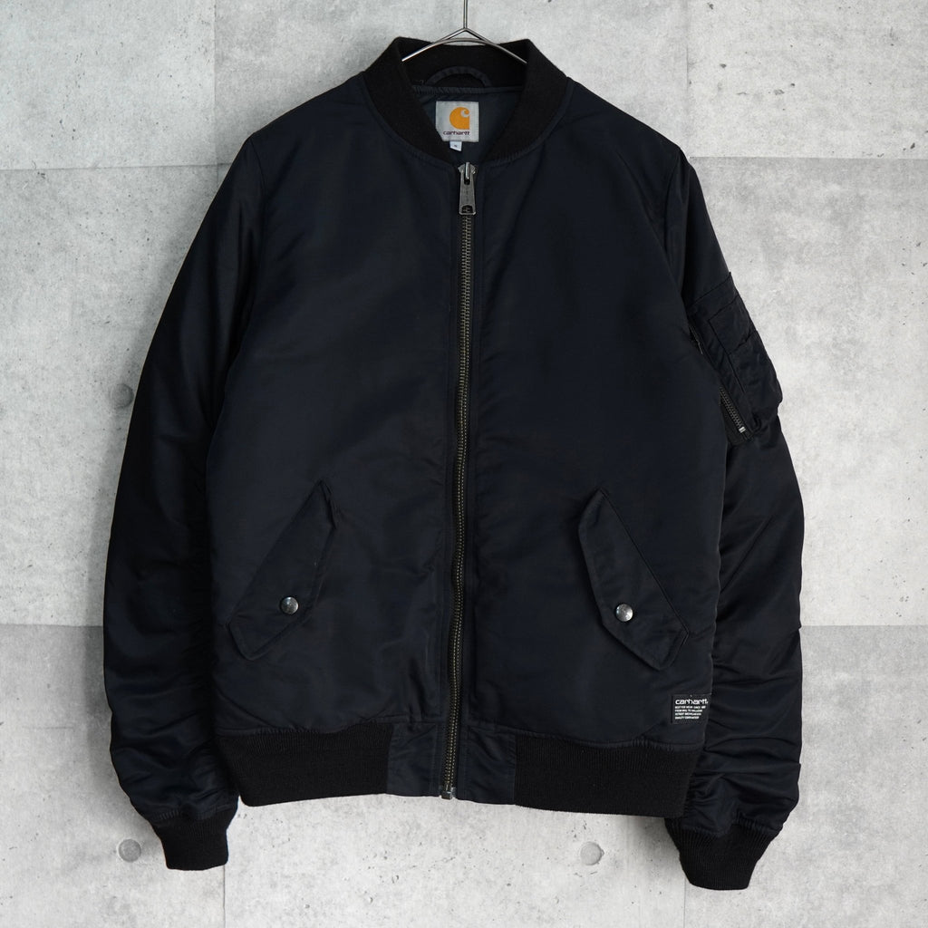 カーハート WIP Ashton Bomber Jacket MA-1 ブラック メンズ