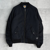 カーハート WIP Ashton Bomber Jacket MA - 1 ブラック メンズ - NEWSED