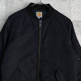 カーハート WIP Ashton Bomber Jacket MA - 1 ブラック メンズ - NEWSED