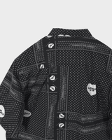 カーハート WIP S/S HEART BANDANA SHIRT 半袖シャツ ブラック L メンズ - NEWSED