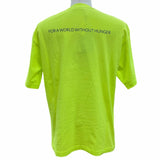 バレンシアガ WORLD FOOD PROGRAMME WFPロゴ クルーネック オーバーサイズ ショートスリーブ 半袖Ｔシャツ ネオンイエロー XS メンズ 未使用品 - NEWSED