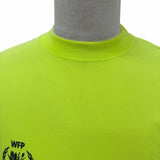 バレンシアガ WORLD FOOD PROGRAMME WFPロゴ クルーネック オーバーサイズ ショートスリーブ 半袖Ｔシャツ ネオンイエロー XS メンズ 未使用品 - NEWSED