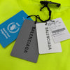 バレンシアガ WORLD FOOD PROGRAMME WFPロゴ クルーネック オーバーサイズ ショートスリーブ 半袖Ｔシャツ ネオンイエロー XS メンズ 未使用品
