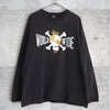 WORLD WIDE Print Long Sleeve Tee Shirt