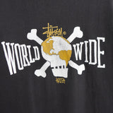 WORLD WIDE Print Long Sleeve Tee Shirt - NEWSED