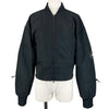 アディダスバイステラマッカートニー Woven Bomber Cropped ウーブン ボンバー クロップド ジャケット ブルゾン ブラック S レディース 未使用品