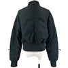 アディダスバイステラマッカートニー Woven Bomber Cropped ウーブン ボンバー クロップド ジャケット ブルゾン ブラック S レディース 未使用品