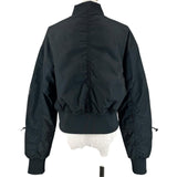アディダスバイステラマッカートニー Woven Bomber Cropped ウーブン ボンバー クロップド ジャケット ブルゾン ブラック S レディース 未使用品 - NEWSED