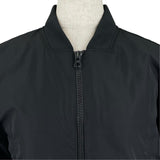 アディダスバイステラマッカートニー Woven Bomber Cropped ウーブン ボンバー クロップド ジャケット ブルゾン ブラック S レディース 未使用品 - NEWSED
