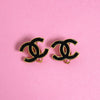 シャネル ココマーク イヤリング GP ブラック