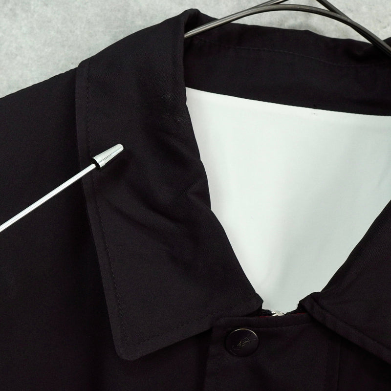 イヴサンローラン リバーシブル YSLロゴ ブルゾンホワイト / ブラック