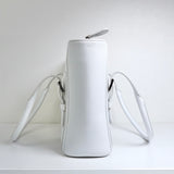 ロエベ レザー トートバッグ ホワイト