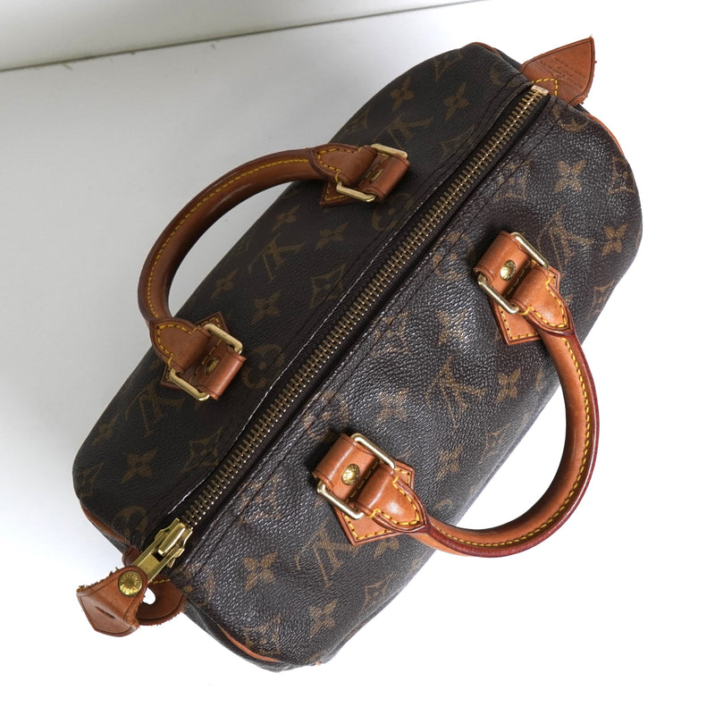 ルイ ヴィトン モノグラム スピーディ25 ミニボストンバッグ ブラウン M41528
